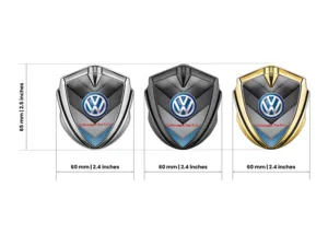 VW Badge Marca Auto Stile Minimal Universale